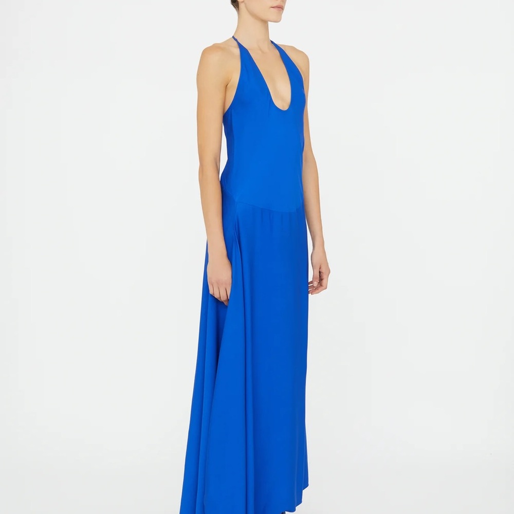 Christopher Esber Floating Split Dress in Blue - Picture 2 of 7